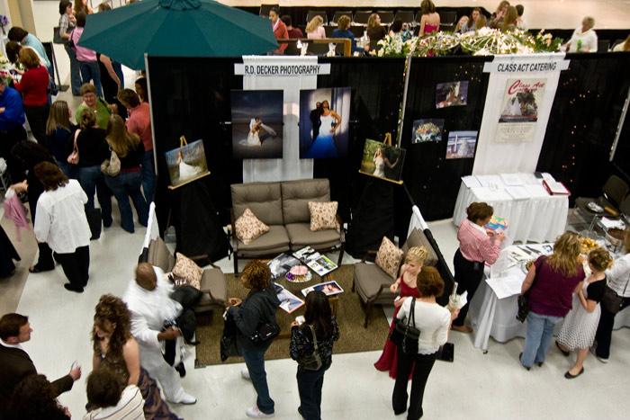 Bridal Show Booth from Above