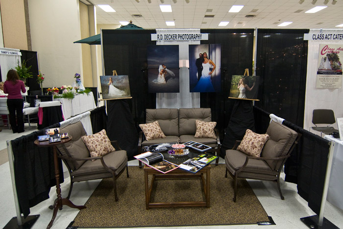 Bridal Show Booth from Front