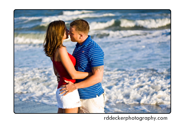 Romance on Atlantic Beach, North Carolina