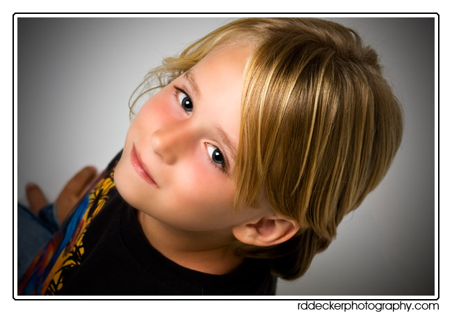 Child Portrait at R. D. Decker Photography Studio