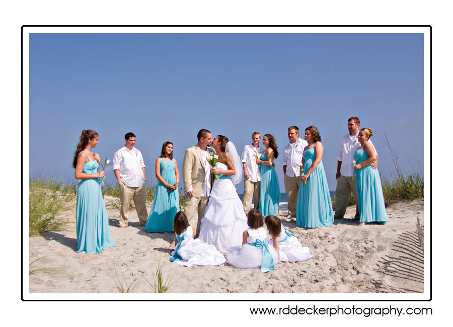 May 30, 2009 wedding at Visions Nuptials by the Sea, Atlantic Beach, North Carolina