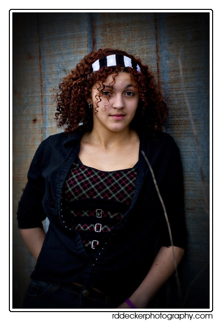 Urban style H.S. Senior Photo along North Carolina's Crystal Coast.