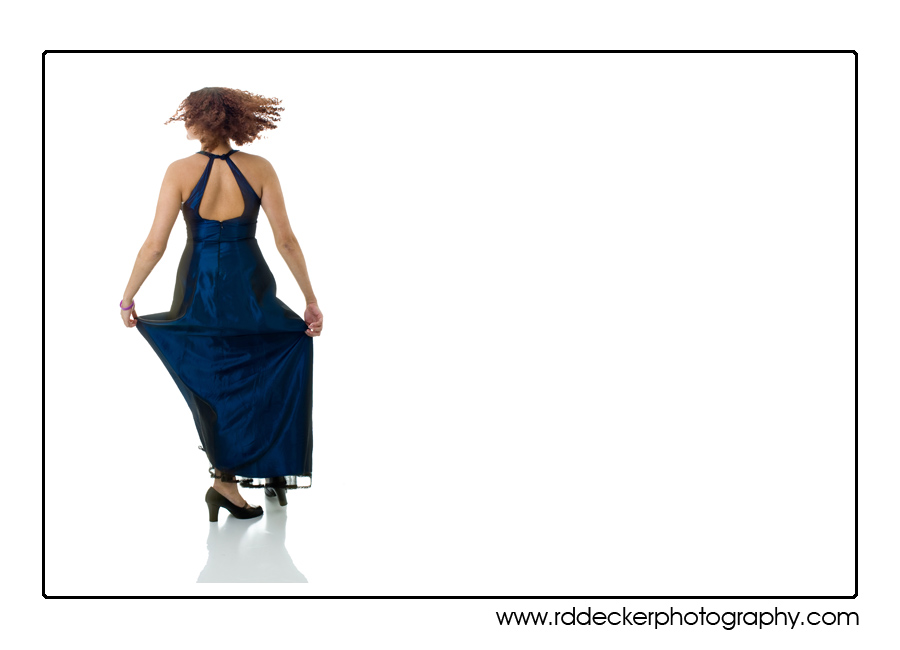 Dancing away in the prom dress: Senior Style 2010.